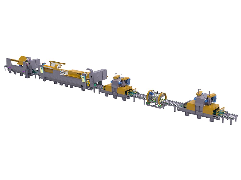 PC仿石磚定厚（hòu）拋光線